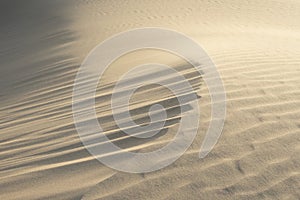 A sandstorm in the Arabian desert. Sand close up.