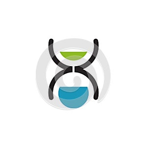 Sandwatch logo design icon template