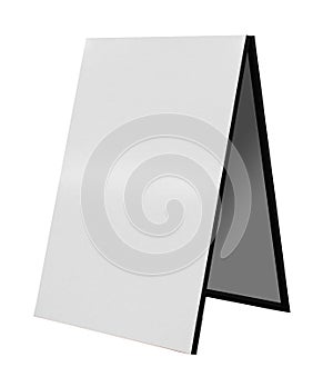 Sandwich board isolated on white