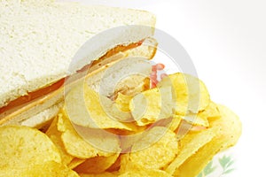 Sandwich and Chips Meal Combo