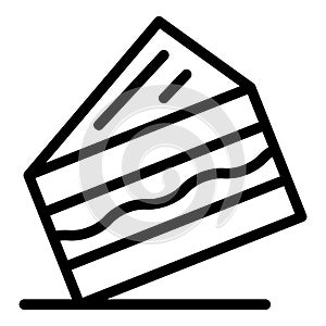 Sandwich food icon, outline style