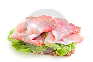 Sandwich with ham