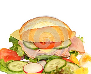 Sandwich with Ham and Cheese