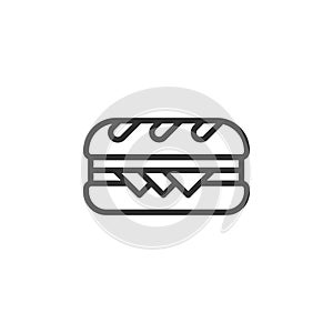 Sandwich icon vector illustration. Food and cooking