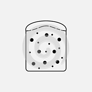 Sandwich line icon. Concept drawing icon in modern style. Vector