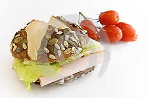 Sandwich with seeds