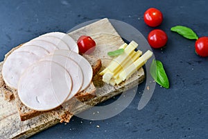 Sandwich with Slices of chicken fillet