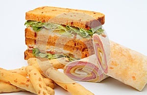Sandwich vegetable roll
