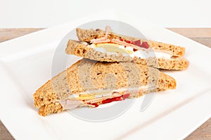 Sandwich wih Chicken and Egg