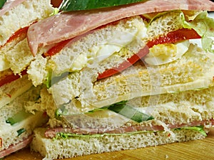 Sandwiches de miga photo