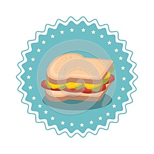 sandwish fast food icon