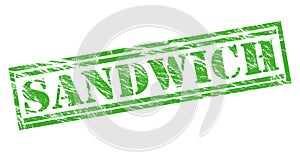 Sandwitch green stamp