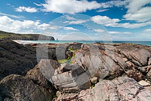 Sandwood Bay Beach, NC500 attraction, North West Scotland