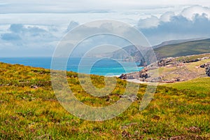 Sandwood Bay Beach, NC500 attraction, North West Scotland