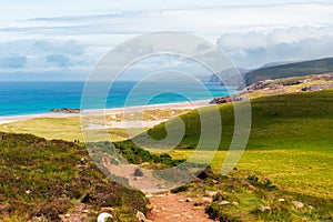 Sandwood Bay Beach, NC500 attraction, North West Scotland