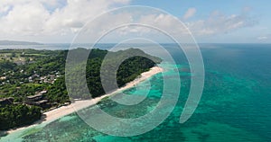 Sandy Beach in Boracay, Philippines.