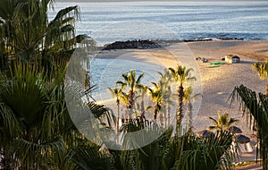 Sandy Beach in Cabo San Lucas, Mexico