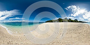 Cobrador Island in Romblon, Philippines. Virtual Reality 360. photo