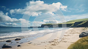 Dreamy Beachscape In Hindu Yorkshire Dales photo