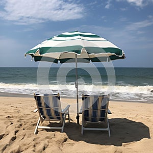 Sandy beach haven under the sun