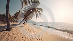 Sandy beach haven under the sun