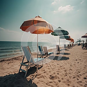 Sandy beach haven under the sun