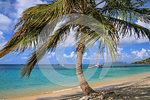 Sandy beach at Hillsborough Bay, Carriacou Island, Grenada