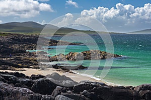 Sandy beach on Isle of Harris