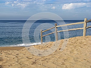 Sandy beach on Monterey Bay, California