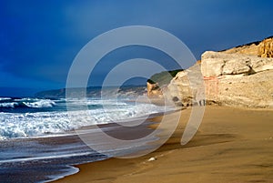 Sandy Beach near Obidos, Portugal