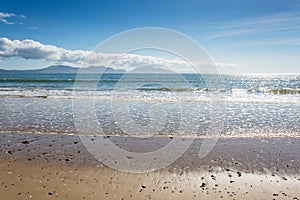 Sandy beach at Newborough in Anglesey