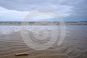 sandy beach in North Wales