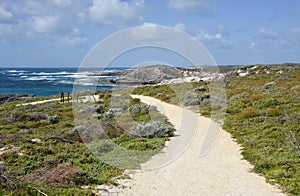 Sandy Beach Path: Cathedral Rocks