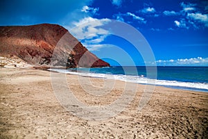 Sandy beach Playa de la Tejita photo