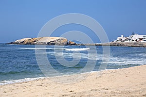 Sandy beach of Punta Hermosa in Peru photo