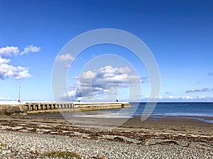 Sandy beach at Ramsey Isle of Man
