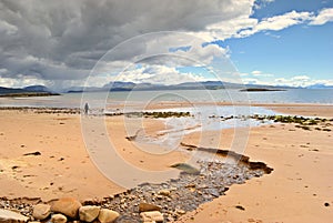 Sandy beach, Redpoint, Wester