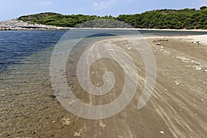 Sandy Beach on Saplunara, Mljet island, Croatia