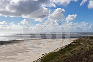 Sandy beach of Southern Jutland