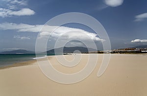 Sandy beach in Spain.