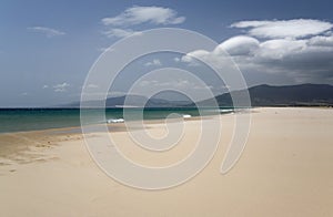 Sandy beach in Spain.