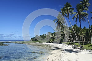 Sandy beach tropical siargao island philippines photo