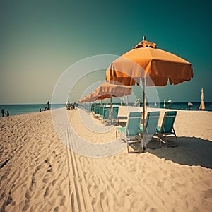 Sandy escape under lush palms