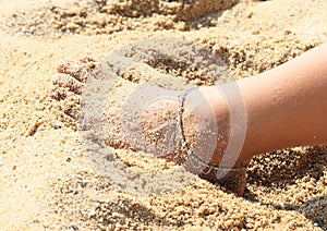 Sandy foot