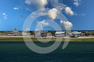 Sandy Neck Lighthouse atlantic ocean cape cod barnstable houses photo