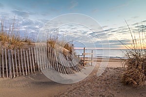 Beach Access Path Kill Devil Hills North Carolina Outer Banks