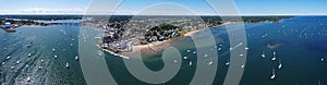 Sandy Point aerial view, Beverly, Massachusetts, USA