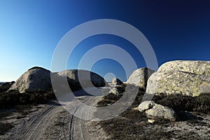 The sandy road to the beach