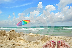 Sandy Toes and Sand Castles