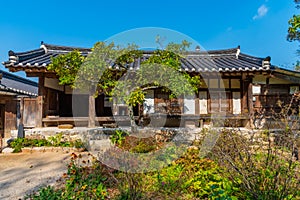 Sangchunheon Gotaek house at Yangdong folk village in the Republic of Korea